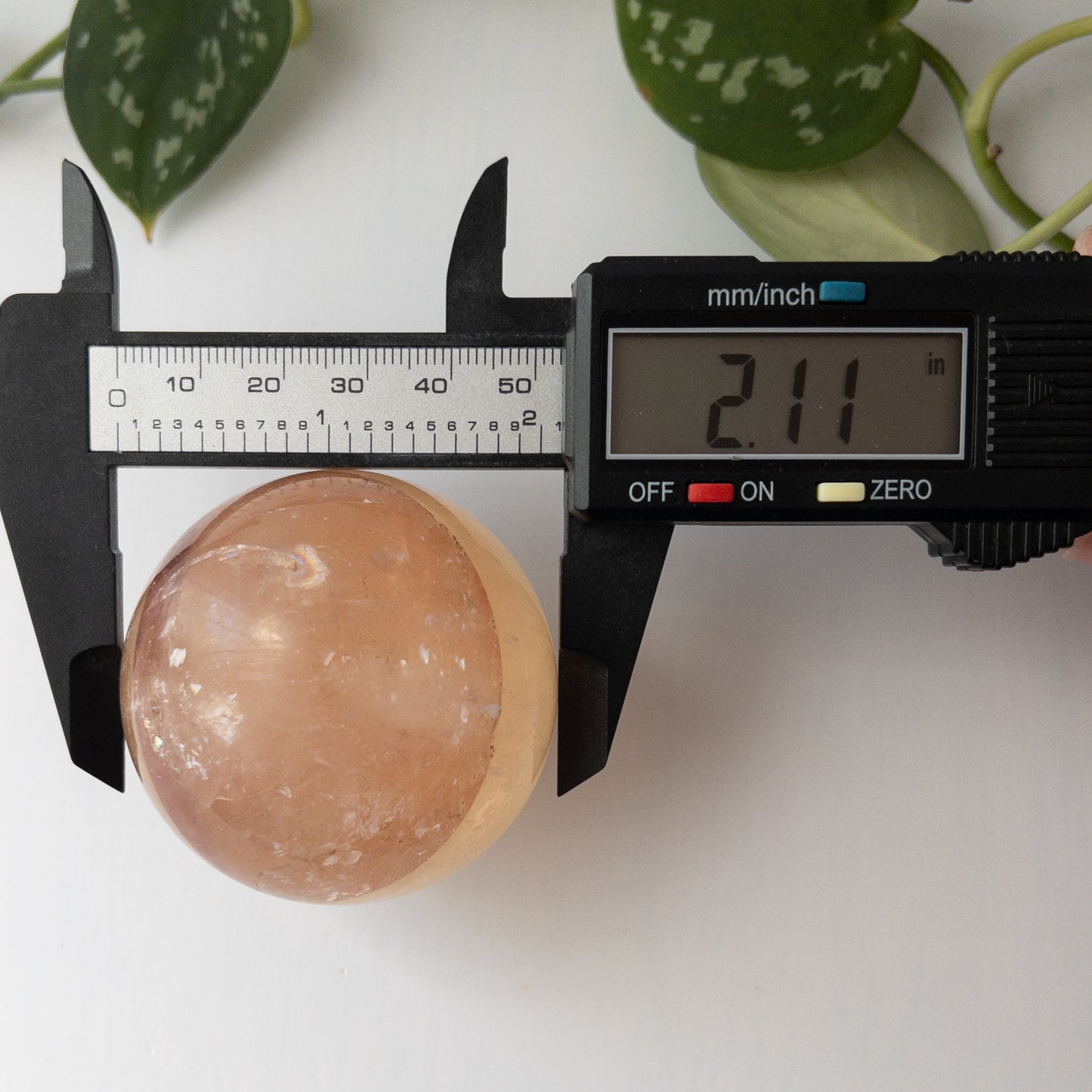 Red & Yellow Calcite Sphere (2.11in.)