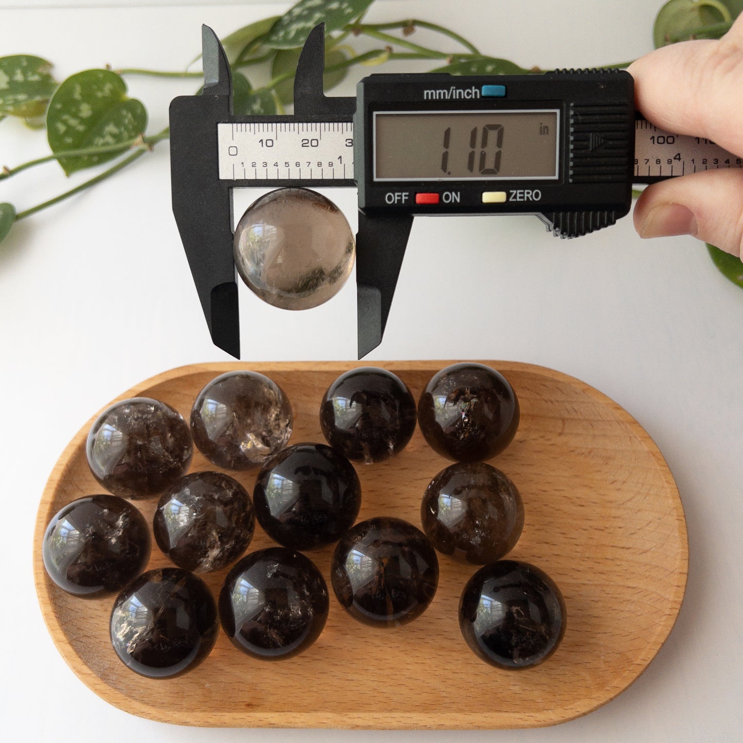 Smoky Quartz Mini Spheres