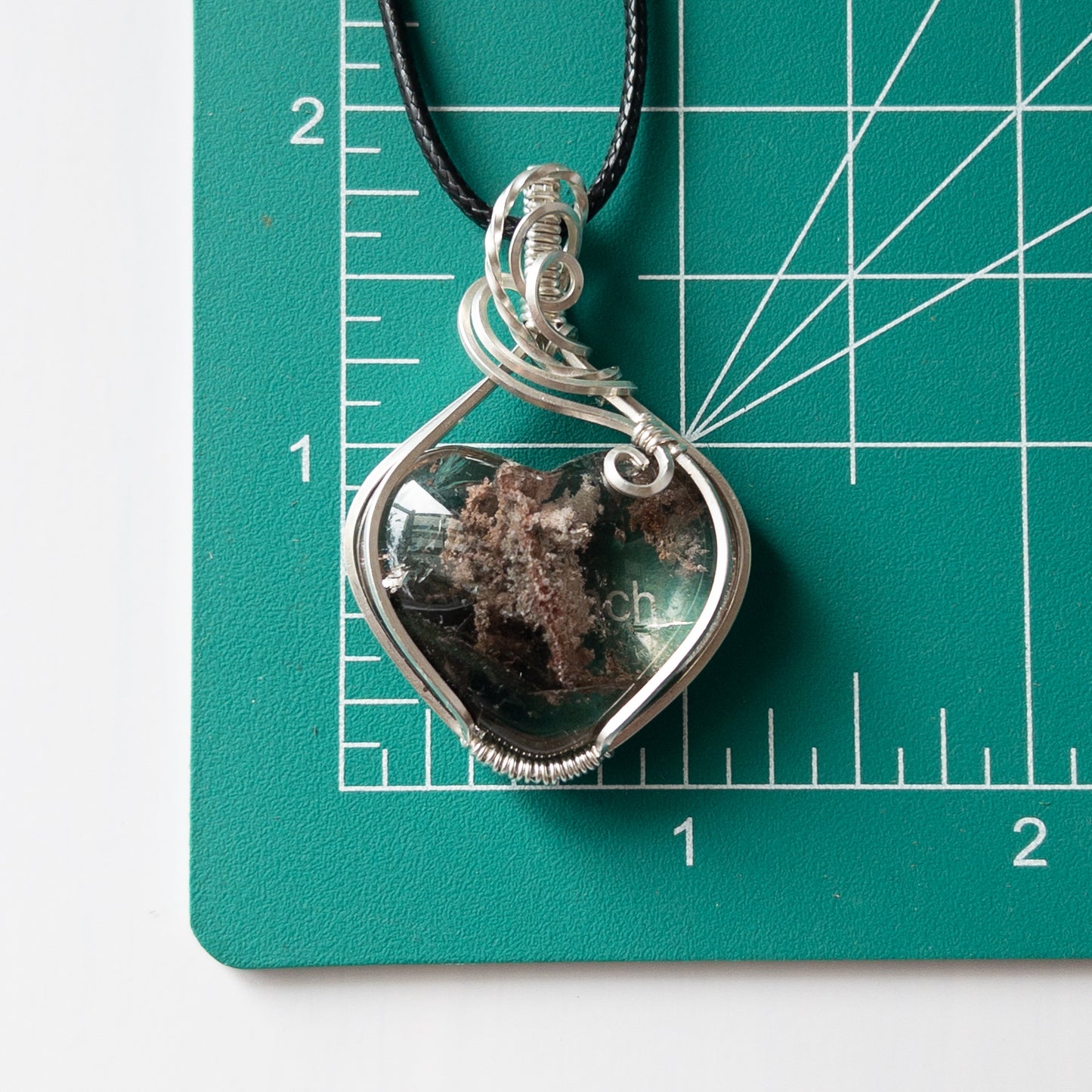 Garden Quartz & Sterling Silver Pendant