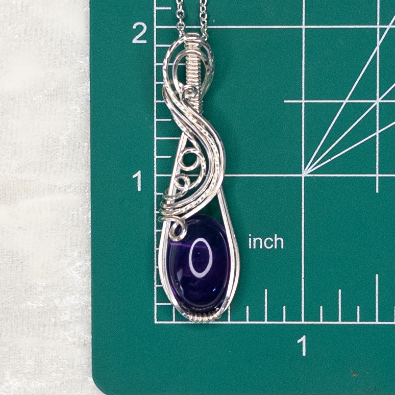 Amethyst .925 Sterling Silver Pendant