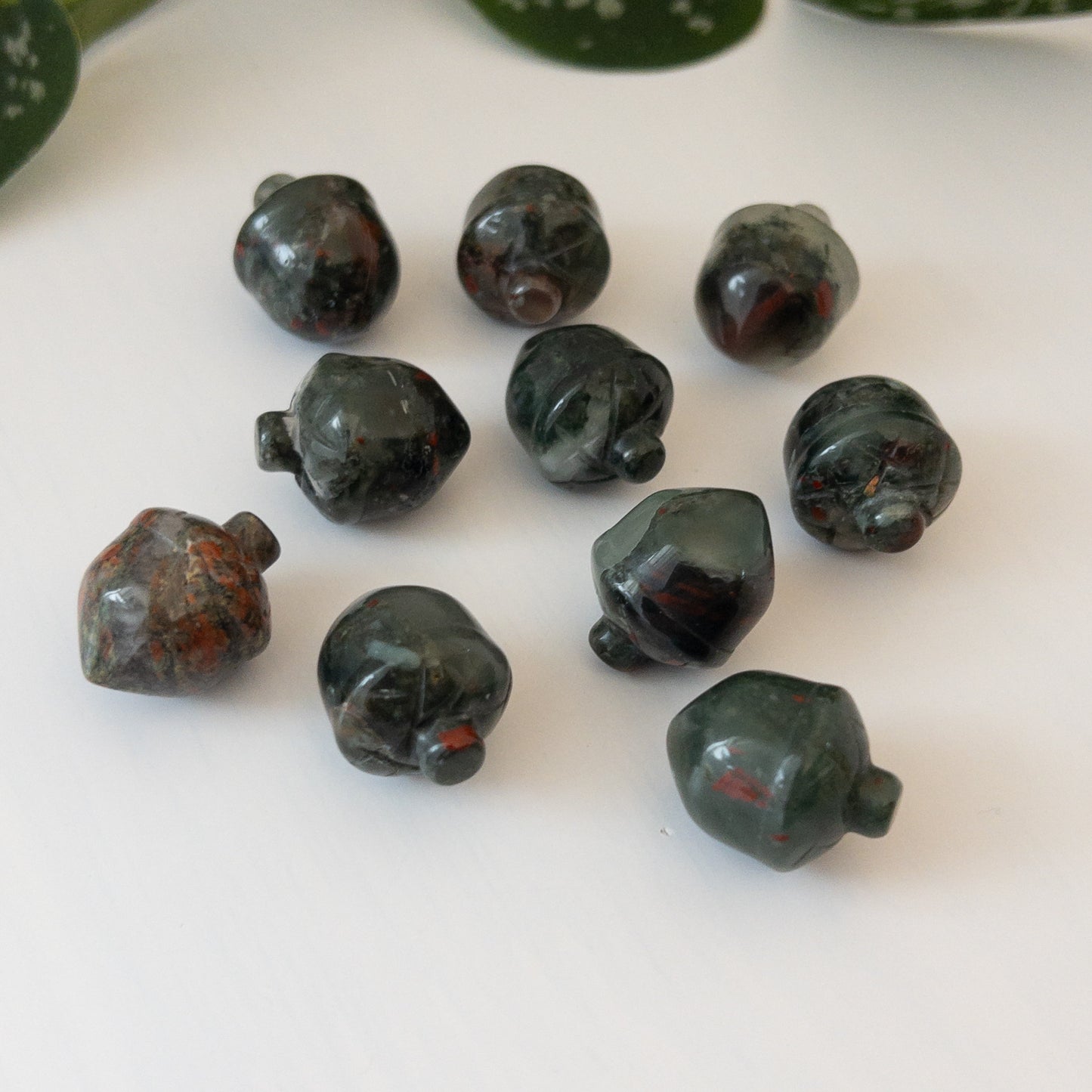 Mini African Bloodstone Acorn