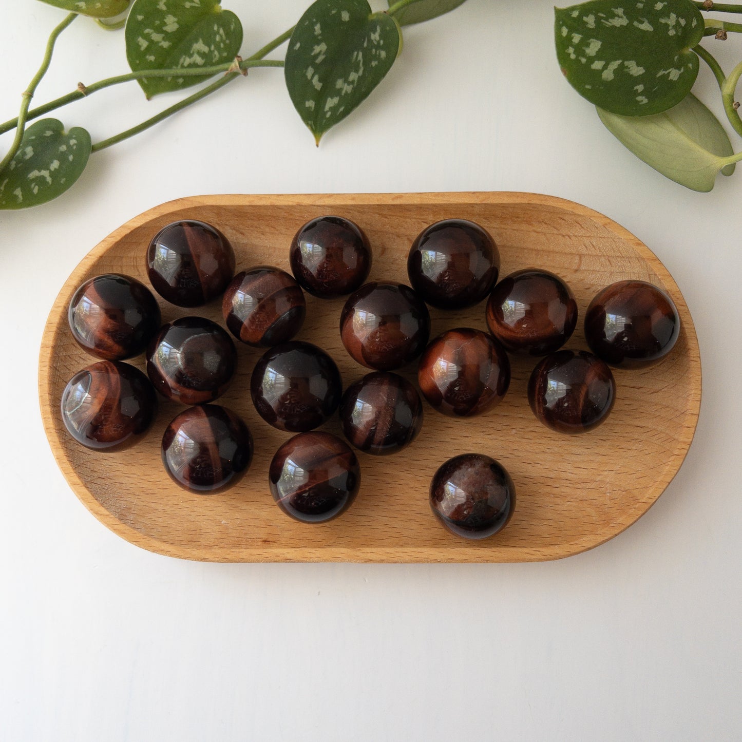 Red Tiger’s Eye Mini Spheres