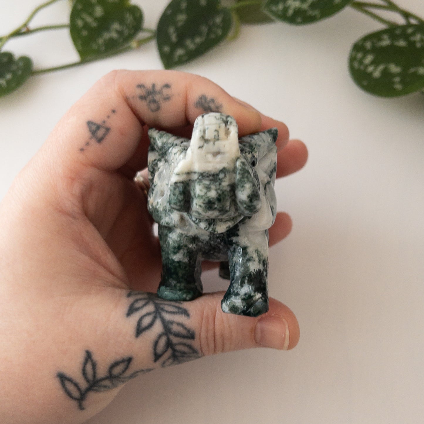 Tree Agate Elephant