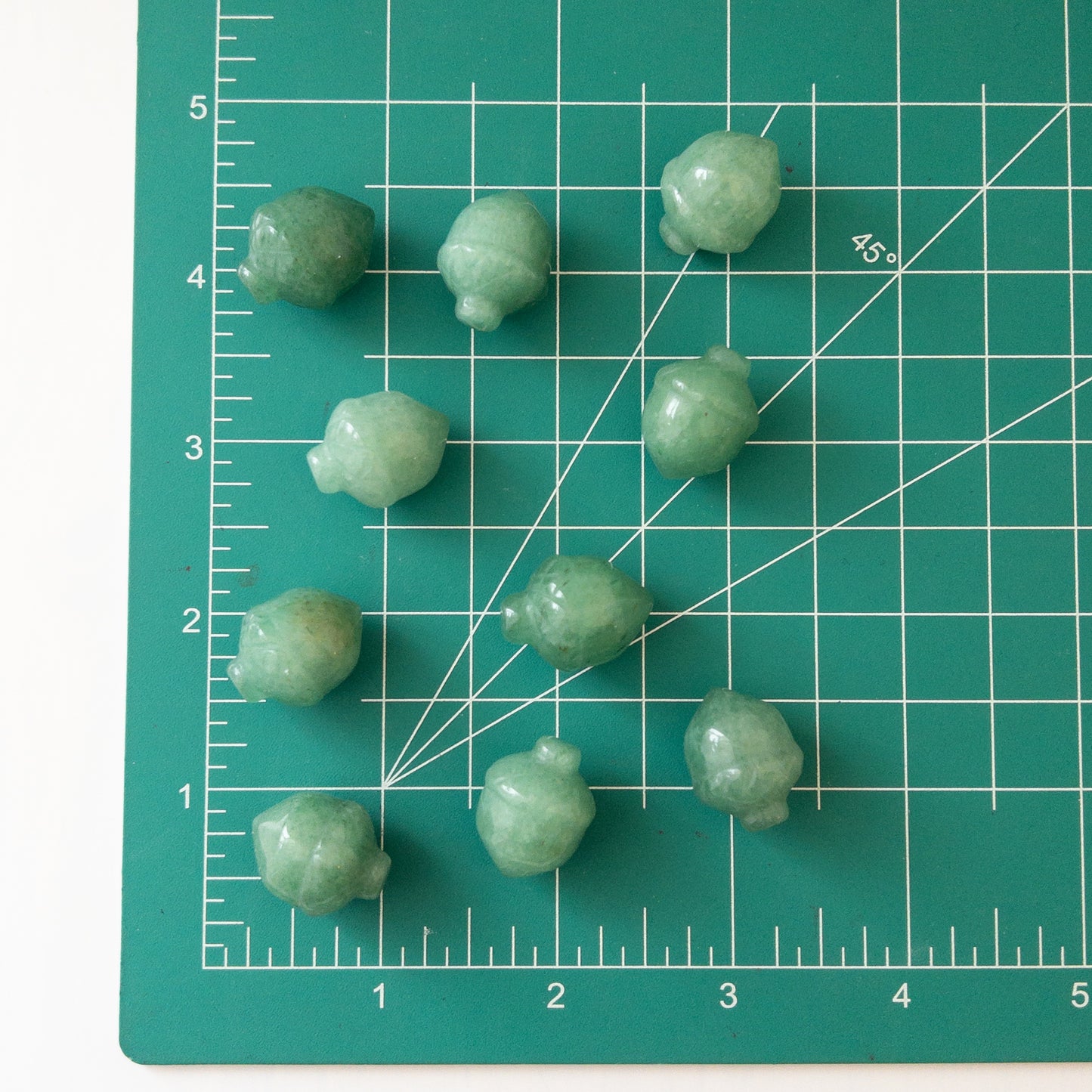 Mini Green Aventurine Acorn