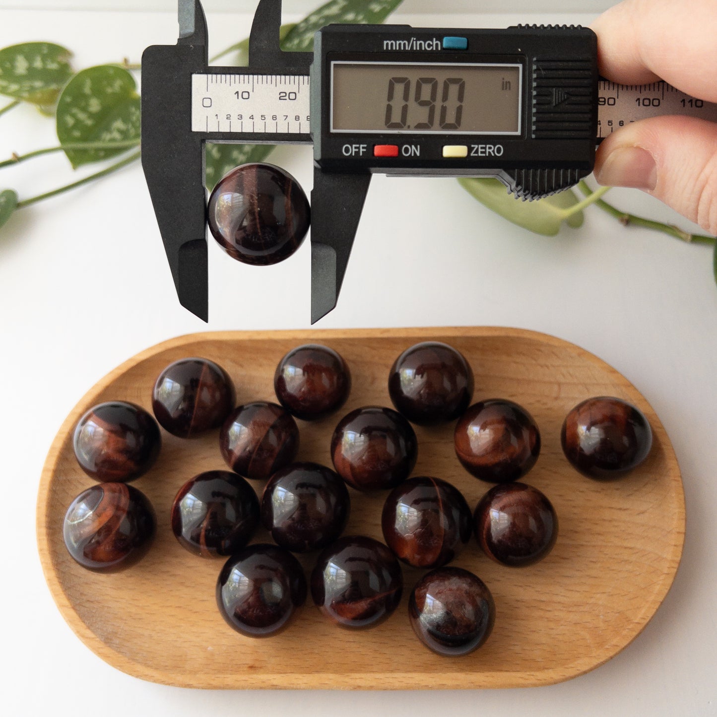 Red Tiger’s Eye Mini Spheres