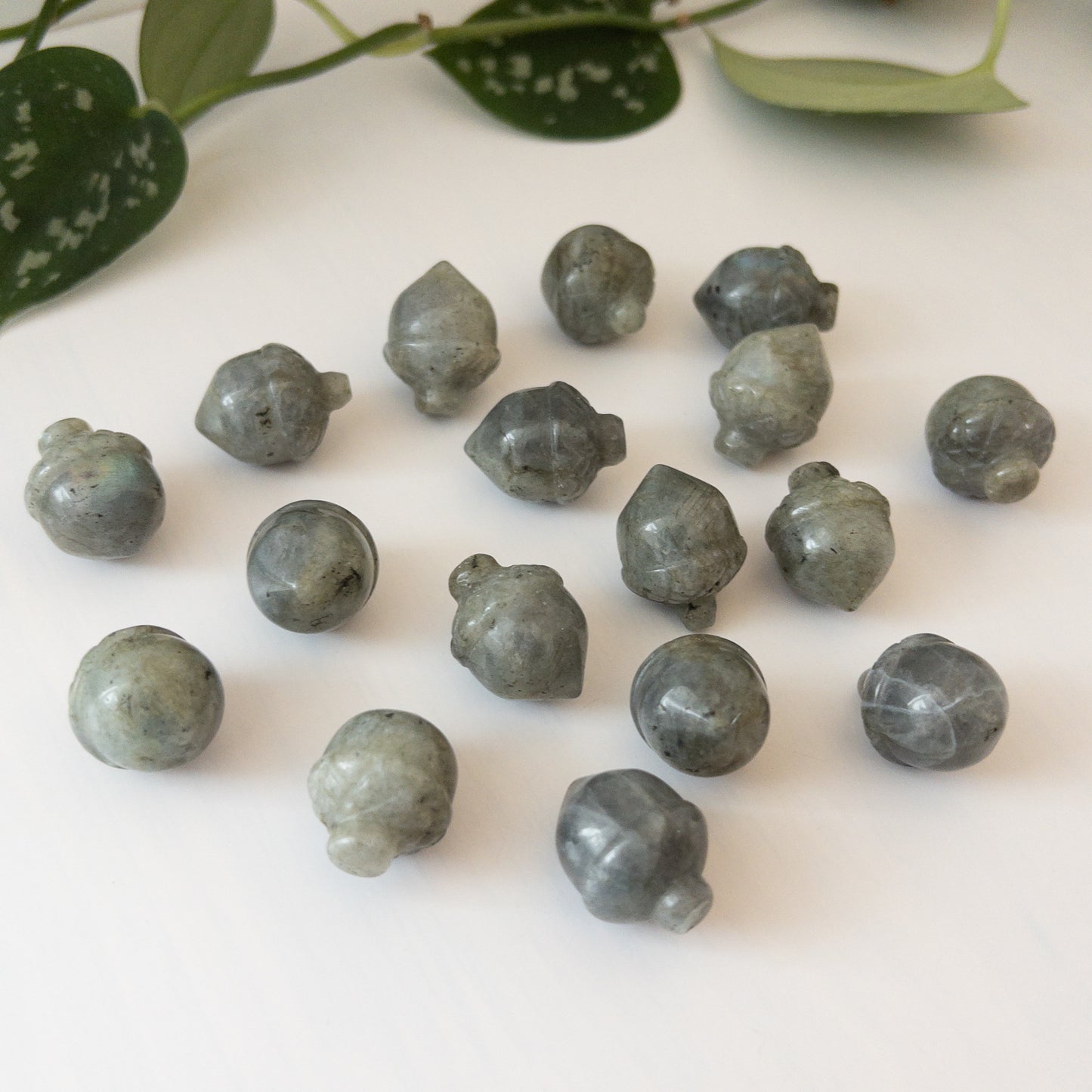 Mini Labradorite Acorn
