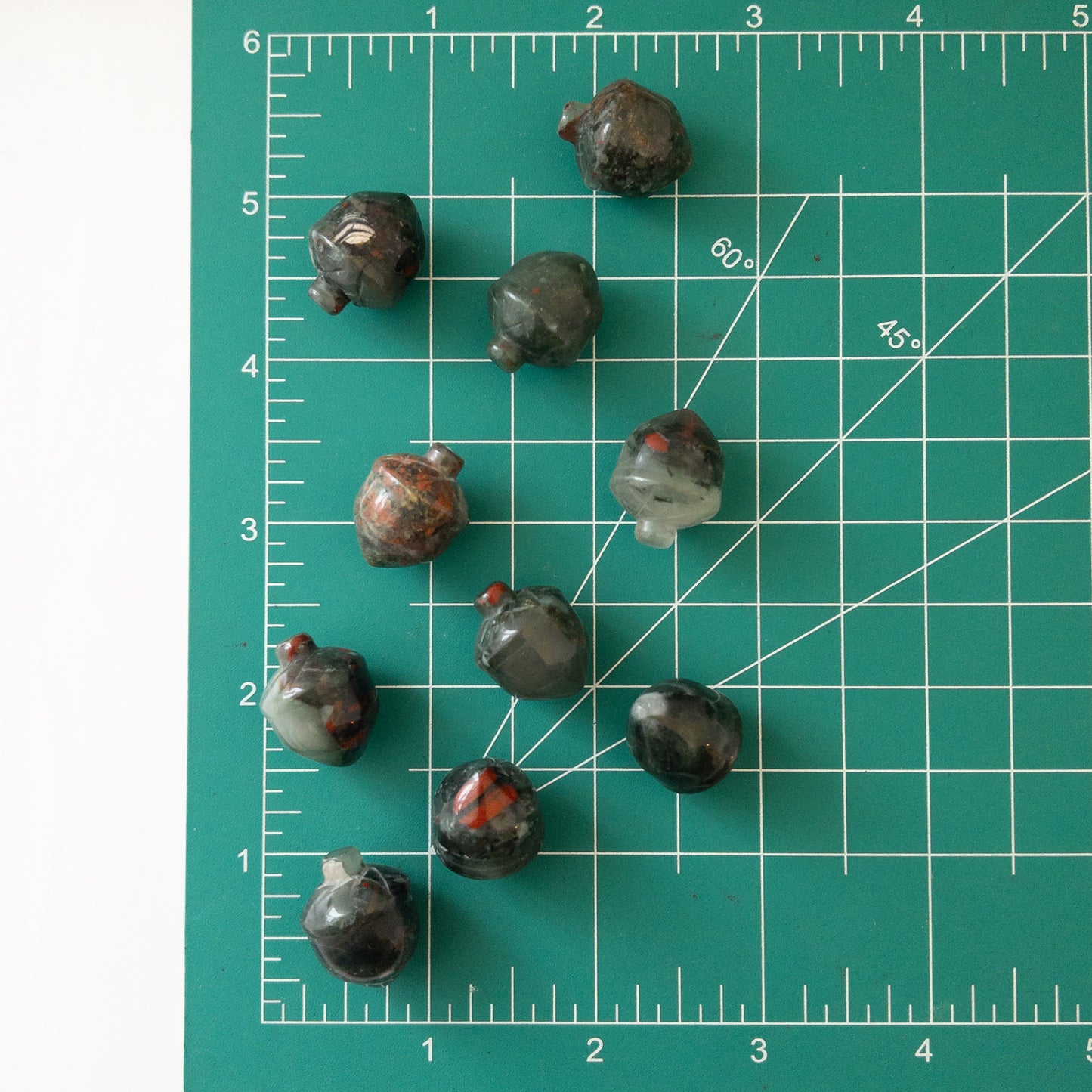 Mini African Bloodstone Acorn