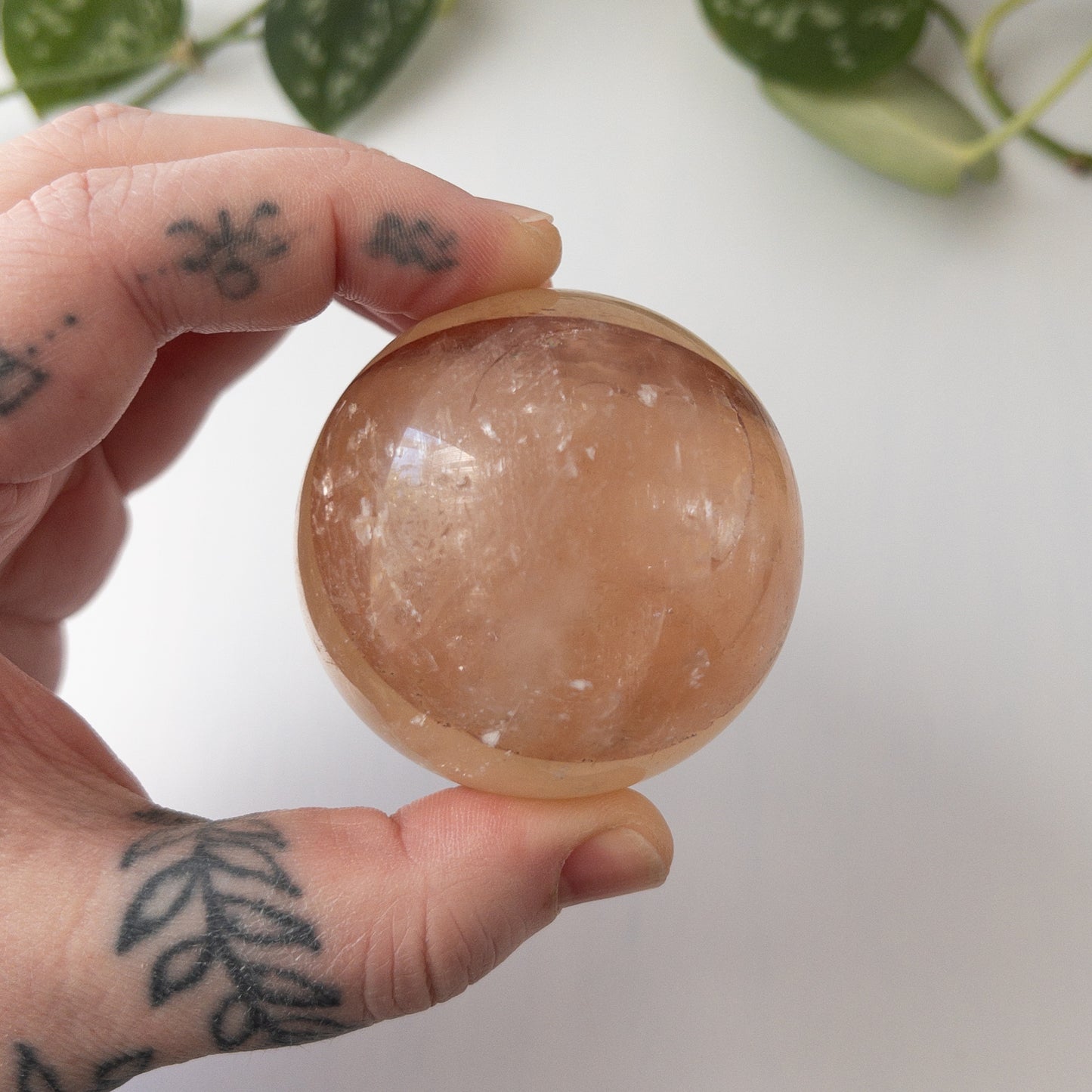 Red & Yellow Calcite Sphere (2.11in.)