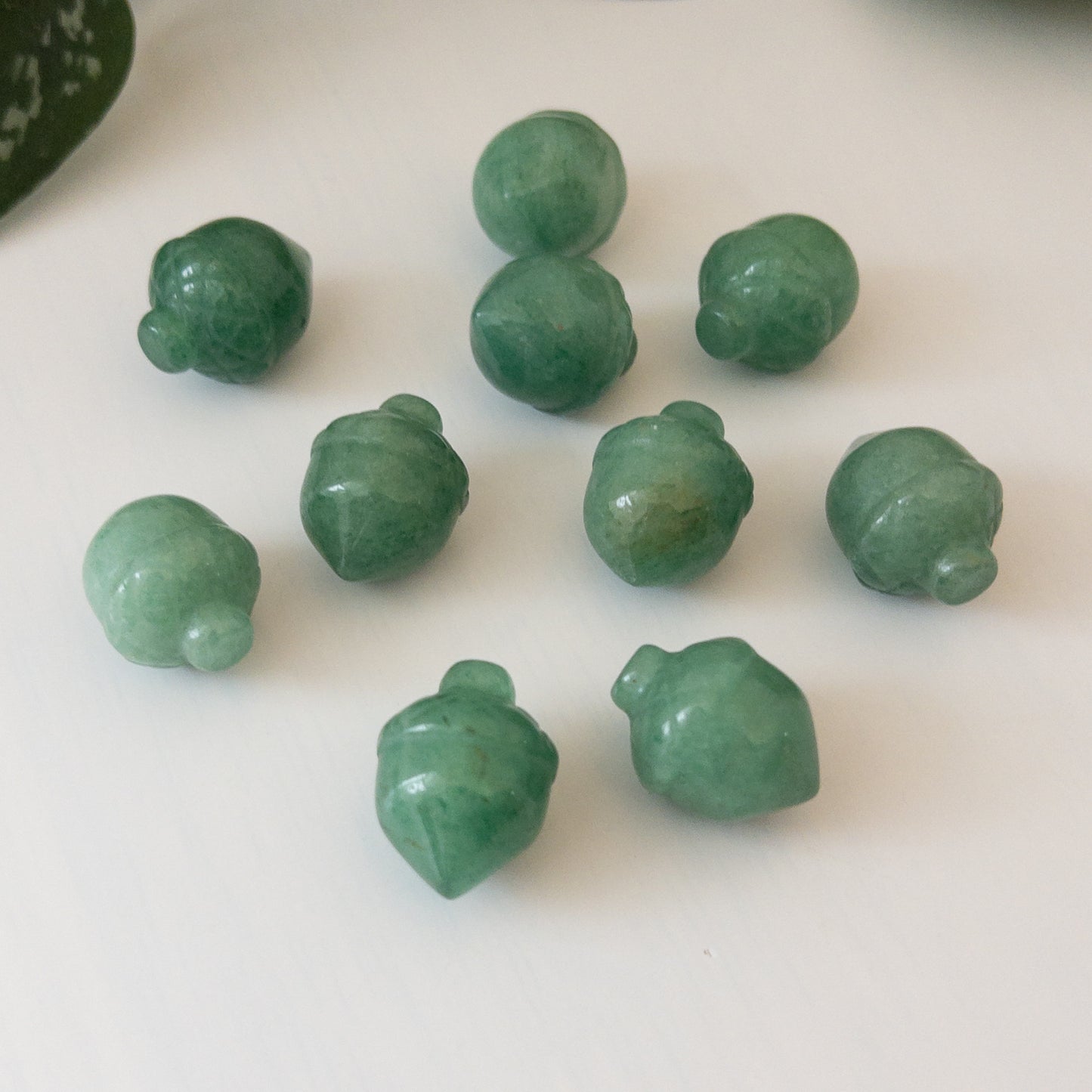 Mini Green Aventurine Acorn