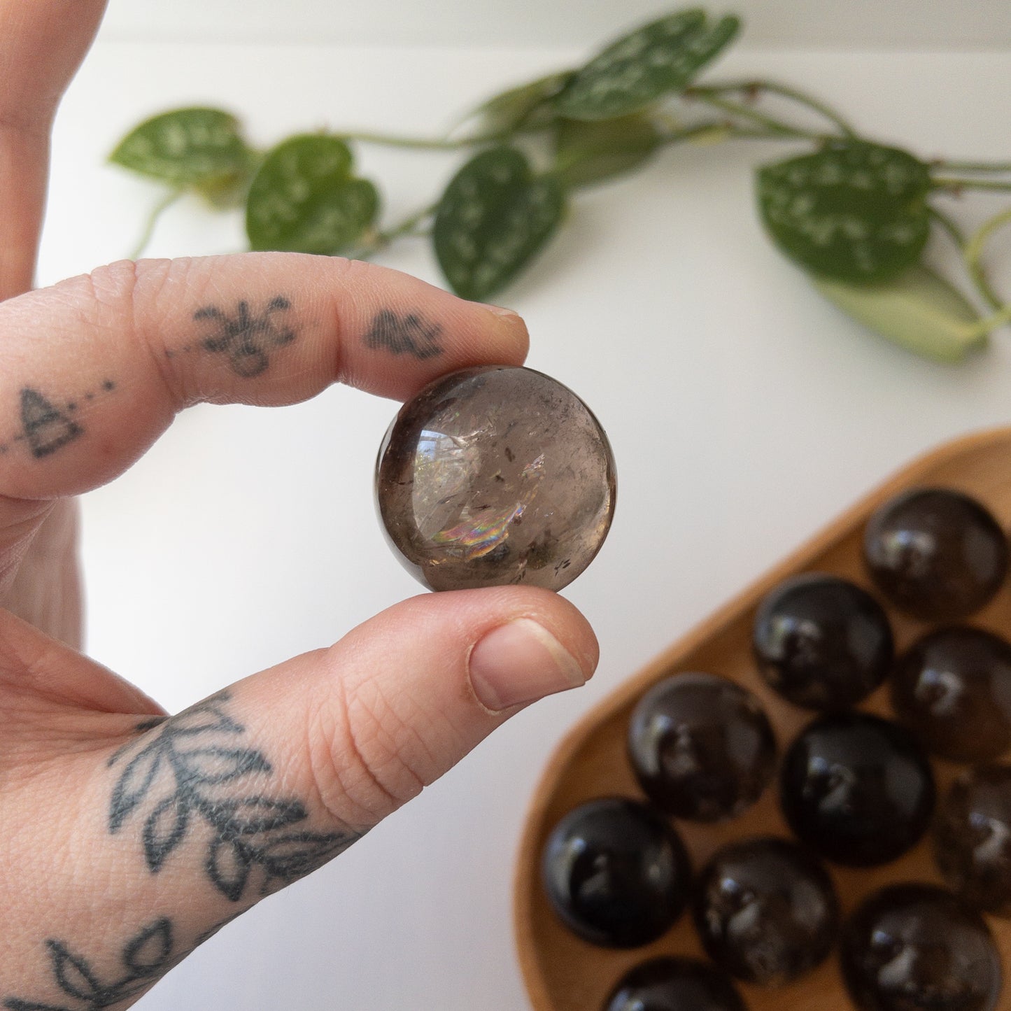 Smoky Quartz Mini Spheres