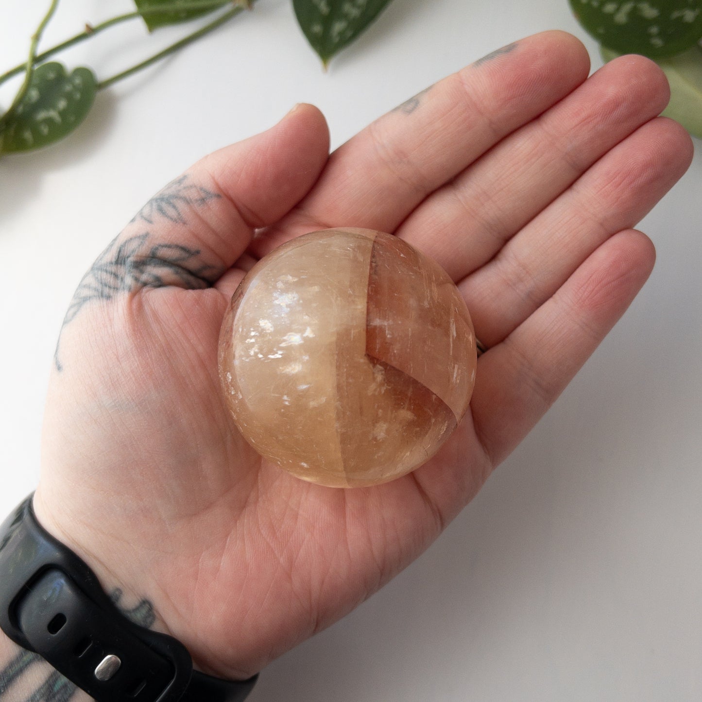 Red & Yellow Calcite Sphere (2.11in.)