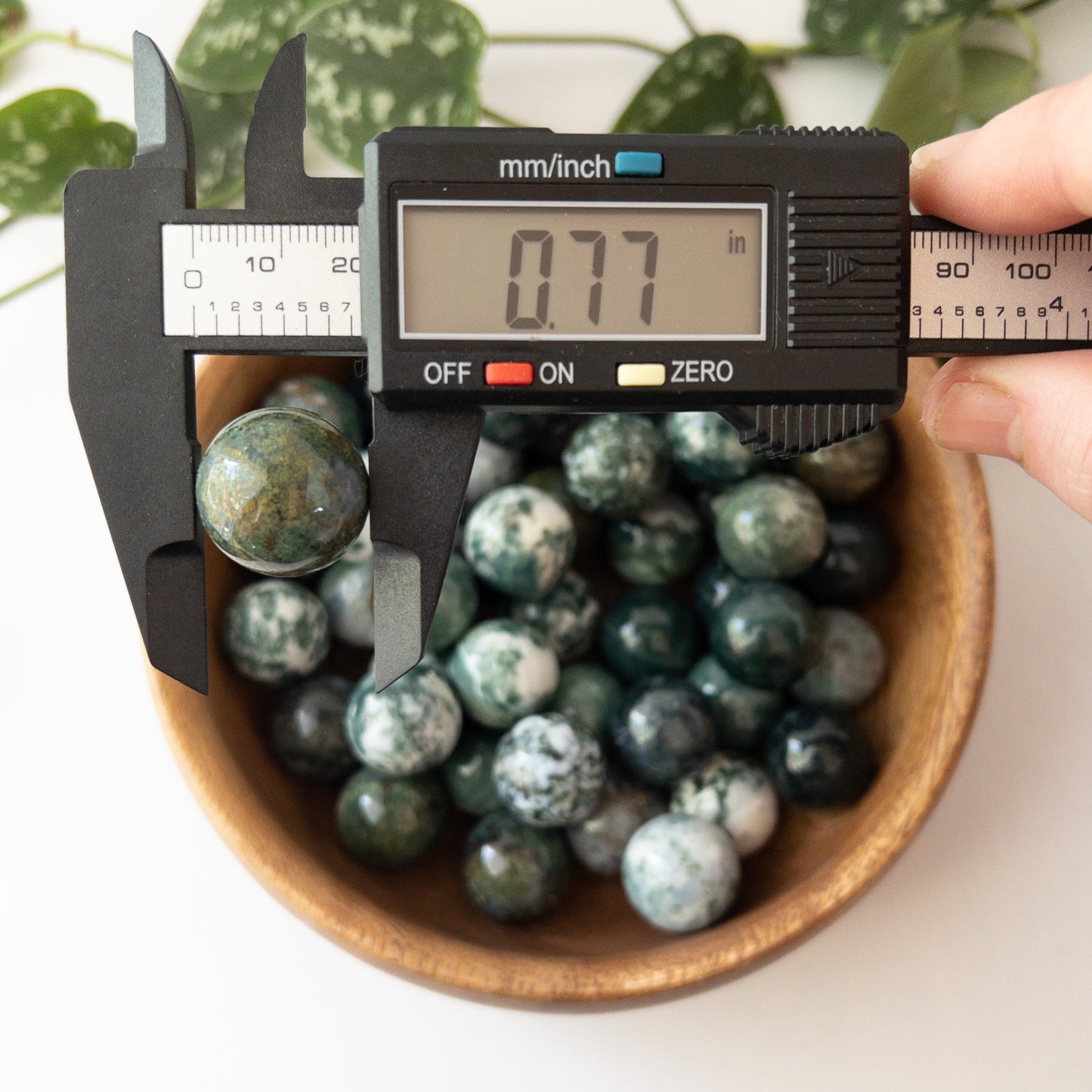 Moss Agate Mini Sphere