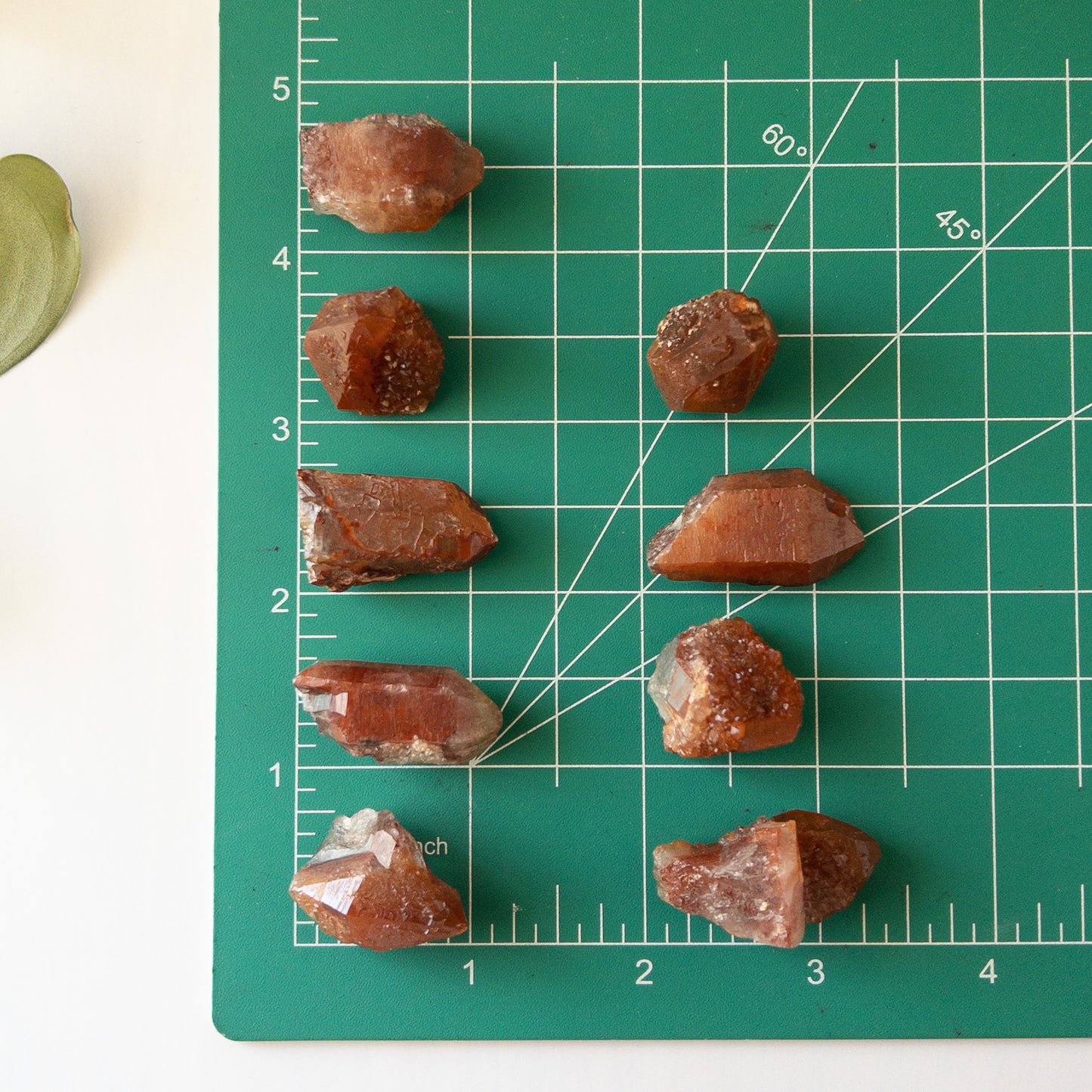 Ferruginous Red Quartz Point - Morocco