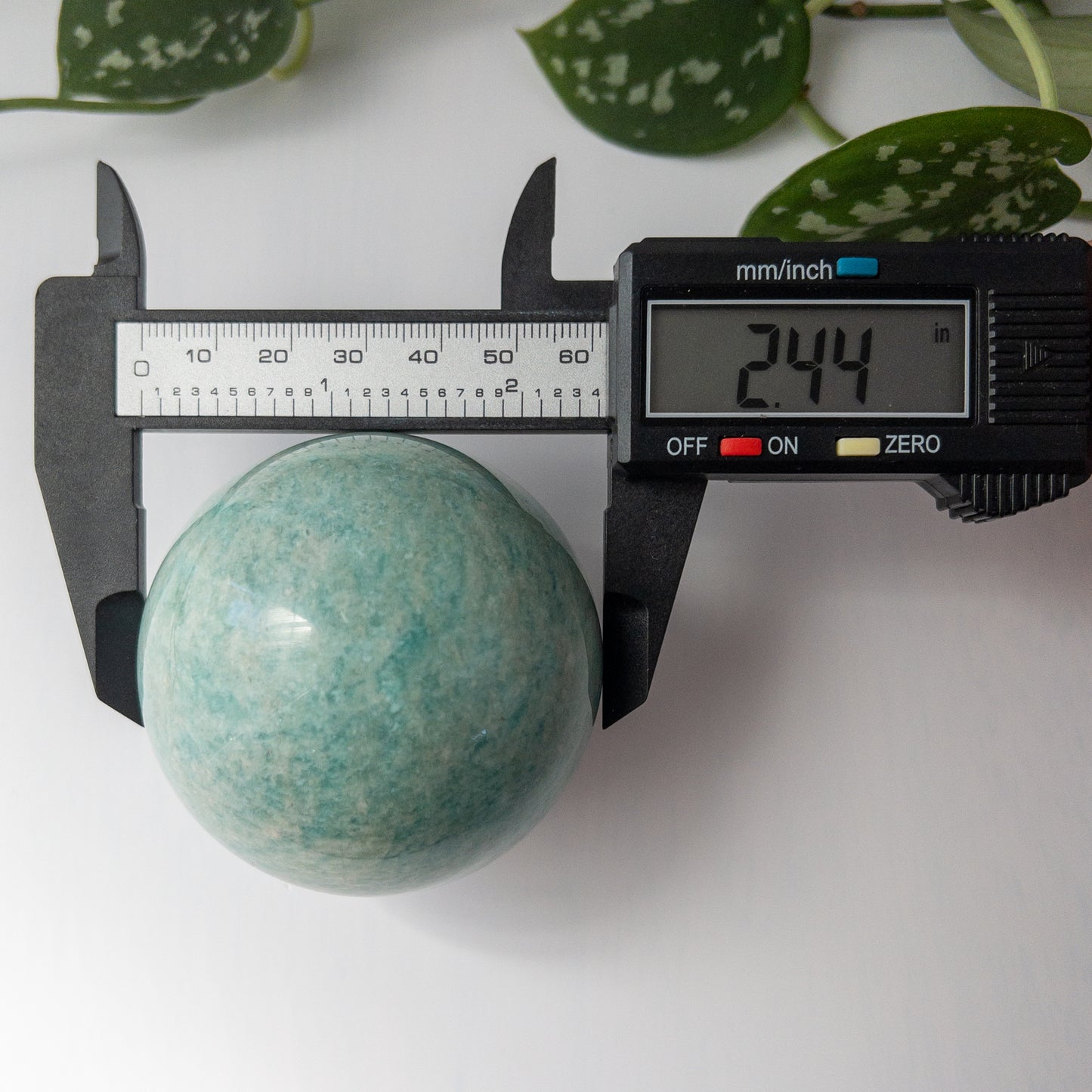 Amazonite Sphere 2.44 in.