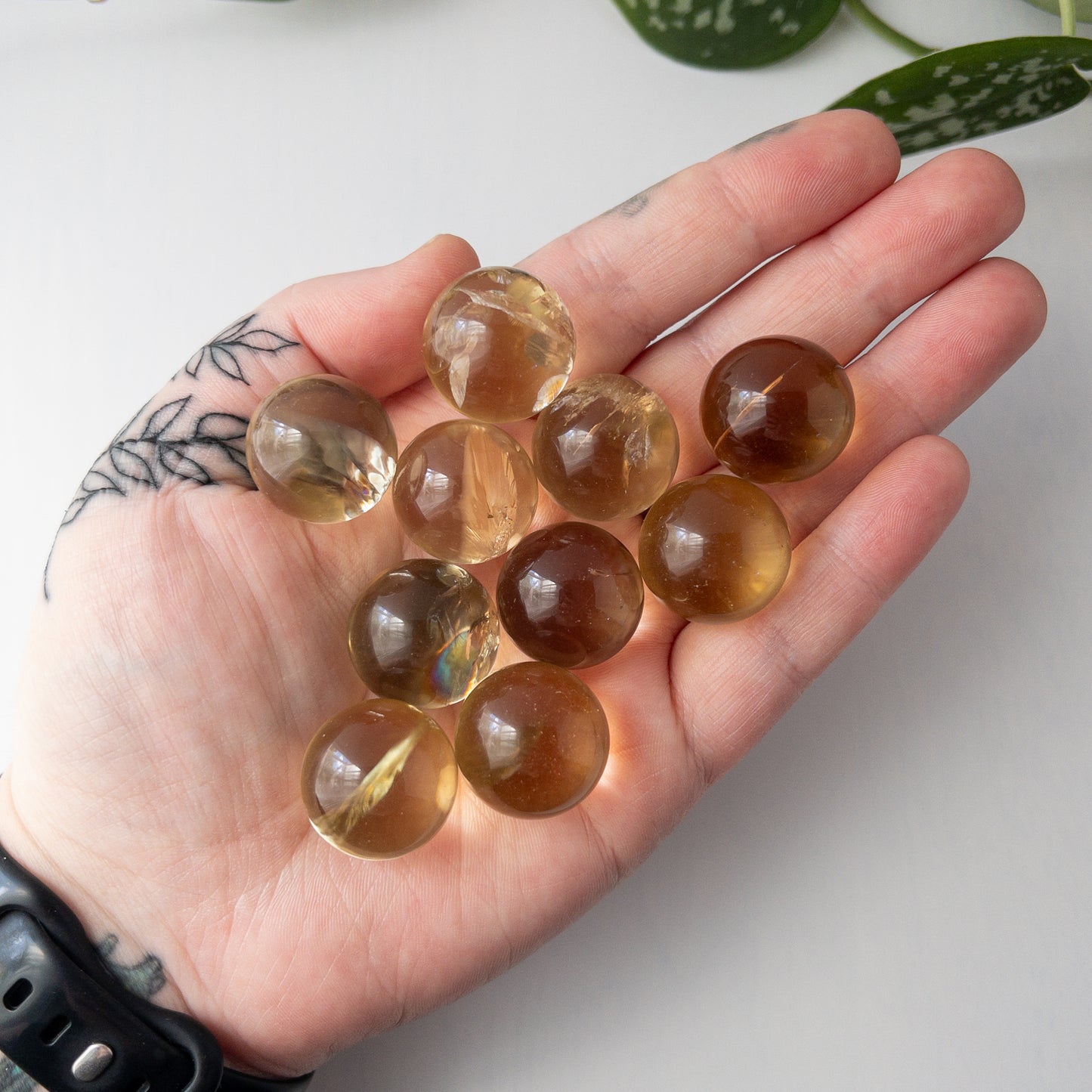 Natural Citrine Mini Sphere