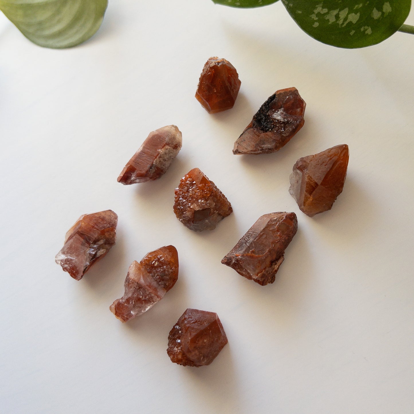 Ferruginous Red Quartz Point - Morocco