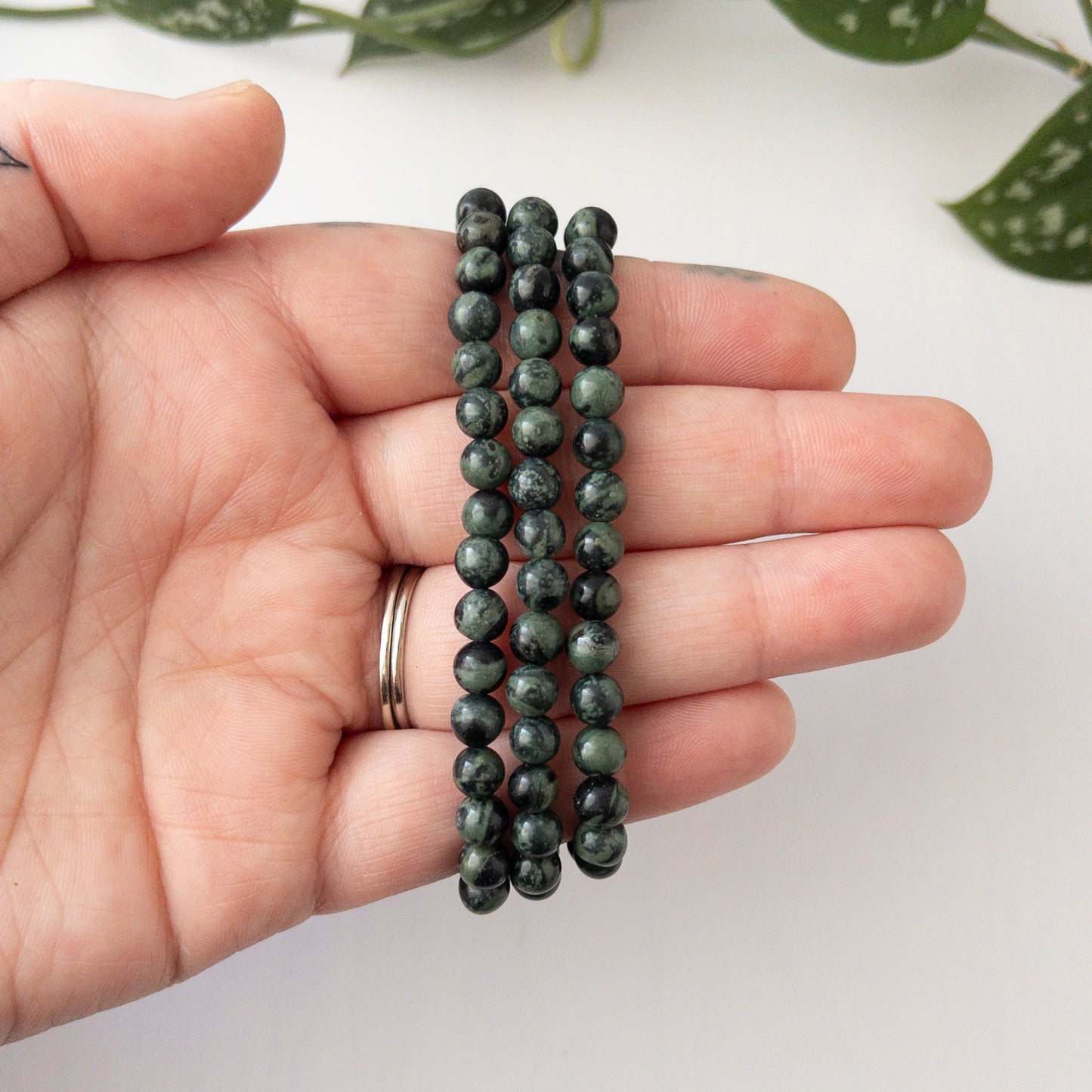 Kambaba Jasper Stretch Bracelet 6mm