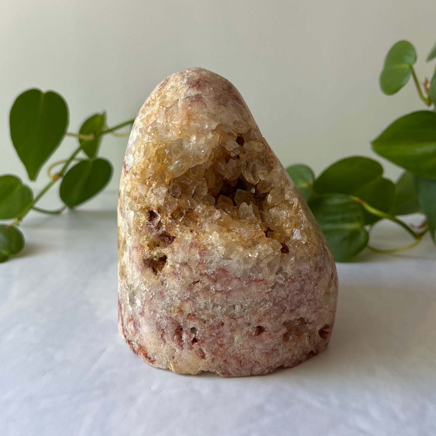 Pink Amethyst Cut-base Freeform (D)