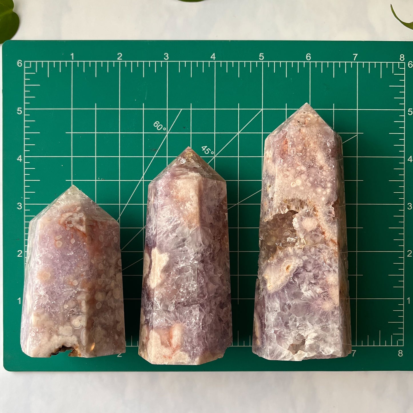 Amethyst Flower Agate Statement Tower • You Choose