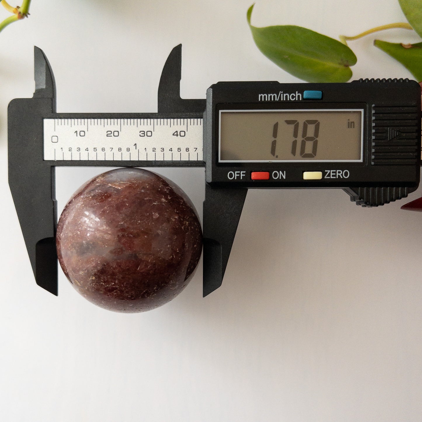 Rhodonite Sphere (1.7 in.)