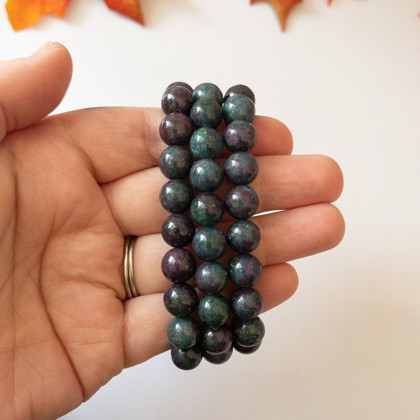 Ruby Kyanite Stretch Bracelet (10mm)
