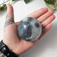 Load image into Gallery viewer, Moss Agate &amp; Quartz Sphere (2.53in.)
