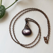 Load image into Gallery viewer, Lepidolite &amp; Copper Wrapped Pendant
