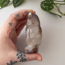 Load image into Gallery viewer, Druzy Agate &amp; Quartz Owl
