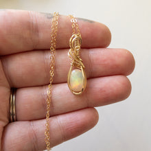 Load image into Gallery viewer, Rhea - Opal &amp; Gold Fill Wire Wrapped Pendant
