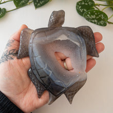 Load image into Gallery viewer, Druzy Agate Portal Sea Turtle
