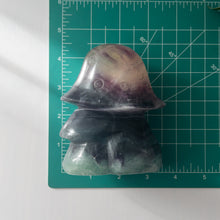 Load image into Gallery viewer, XL Rainbow Fluorite Mushroom With Spots
