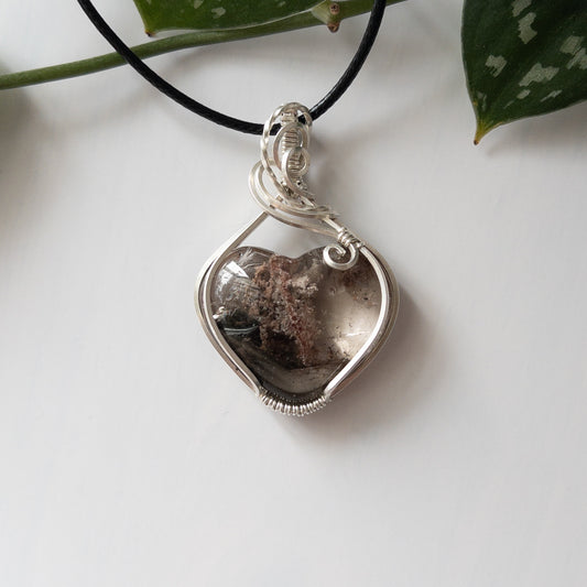 Garden Quartz & Sterling Silver Pendant