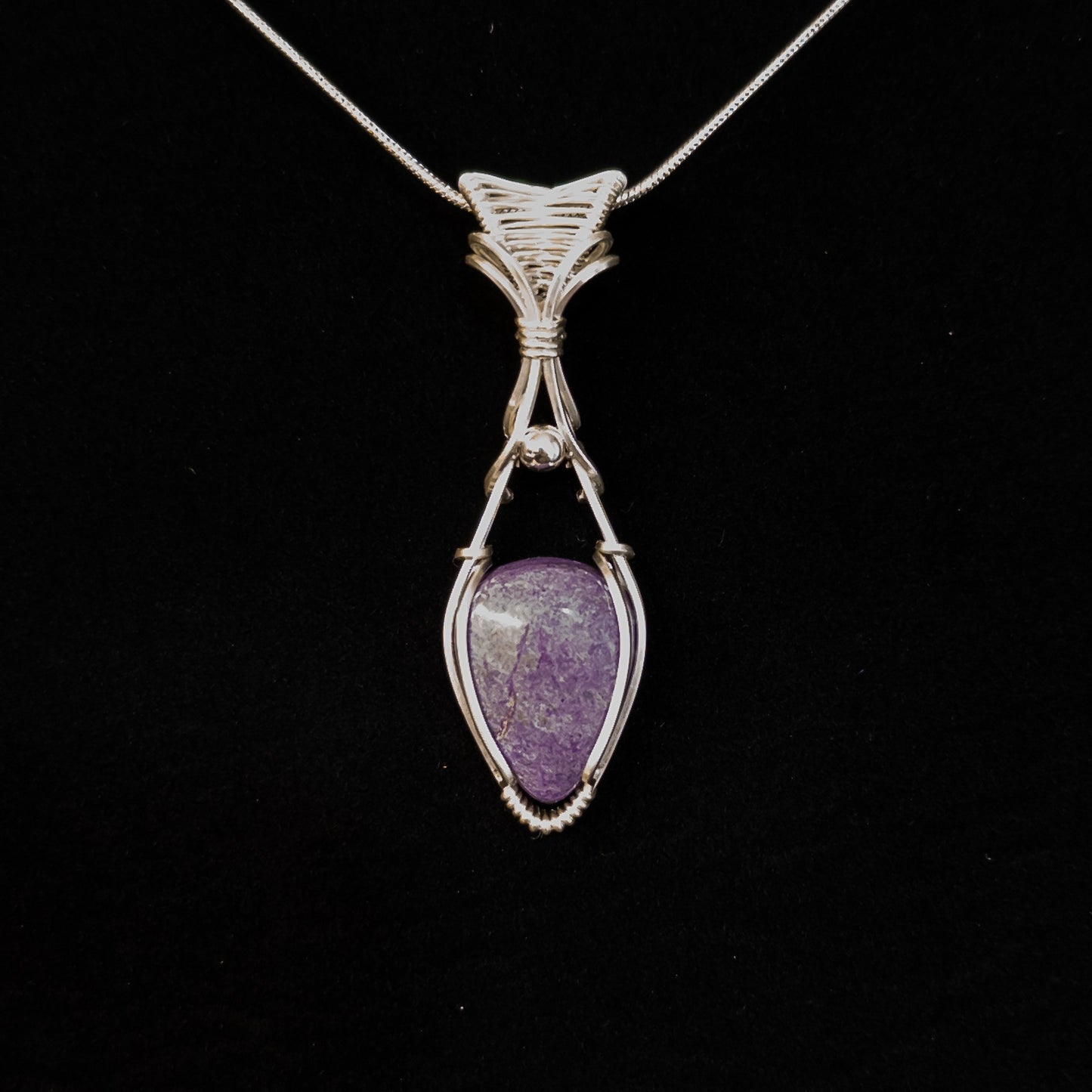 Stichtite Sterling Silver Pendant