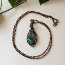 Load image into Gallery viewer, Shattuckite &amp; Copper Wrapped Pendant
