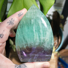 Load image into Gallery viewer, Watermelon Fluorite Flame
