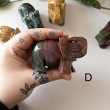 Load image into Gallery viewer, Mixed Jasper Elephants A-E
