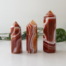 Load image into Gallery viewer, Banded Carnelian Tower
