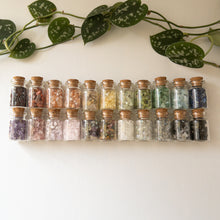 Load image into Gallery viewer, Crystal Chip Bottle - 22 Crystals Available
