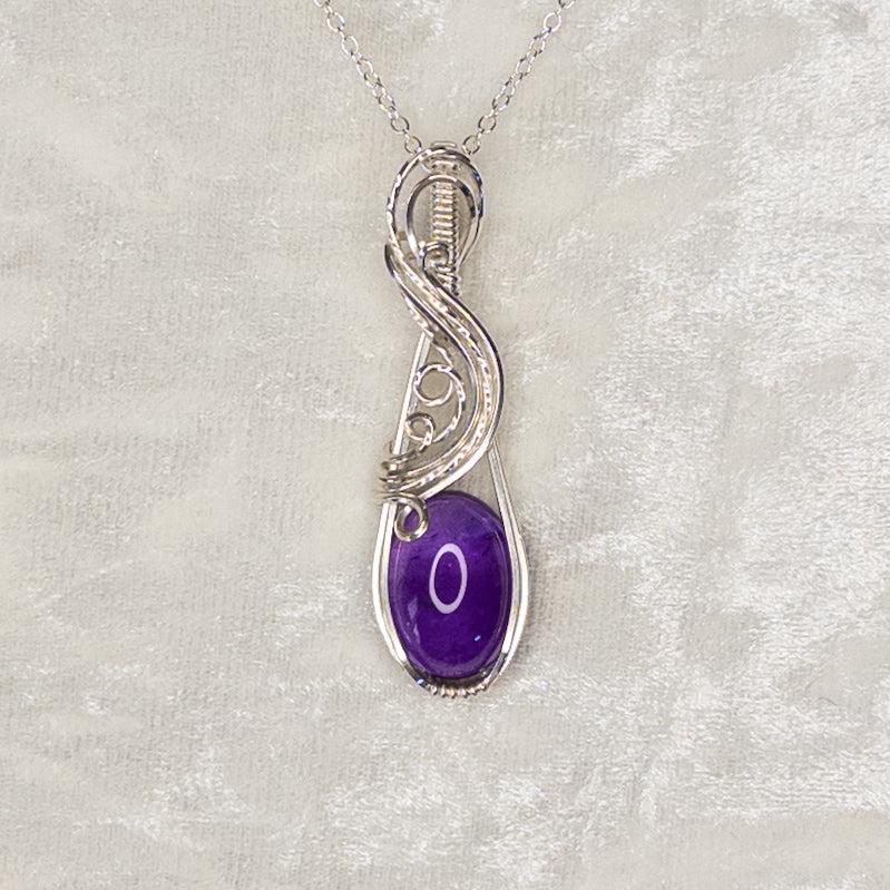 Amethyst .925 Sterling Silver Pendant