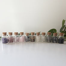 Load image into Gallery viewer, Crystal Chip Bottle - 22 Crystals Available
