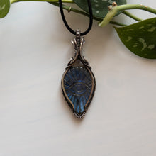 Load image into Gallery viewer, Labradorite Eye &amp; Sterling Silver Wrapped Pendant
