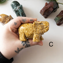 Load image into Gallery viewer, Mixed Jasper Elephants A-E
