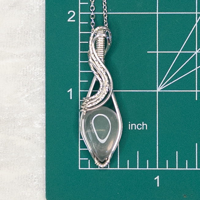 Rose Quartz .925 Sterling Silver Pendant
