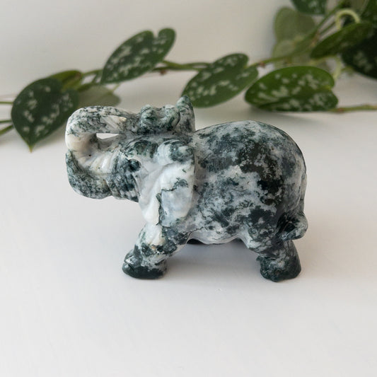 Tree Agate Elephant