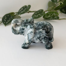 Load image into Gallery viewer, Tree Agate Elephant
