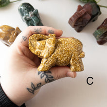 Load image into Gallery viewer, Mixed Jasper Elephants A-E
