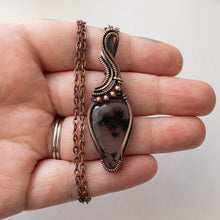 Load image into Gallery viewer, Dendritic Agate Copper Wrapped Pendant
