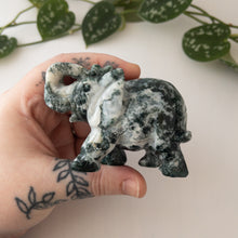 Load image into Gallery viewer, Tree Agate Elephant
