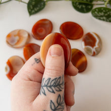 Load image into Gallery viewer, Carnelian Worry Stone
