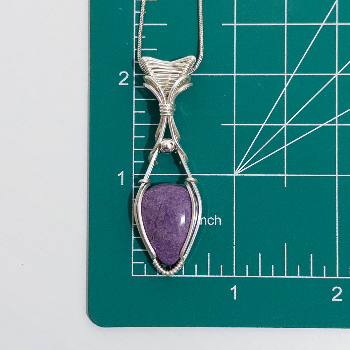 Stichtite Sterling Silver Pendant